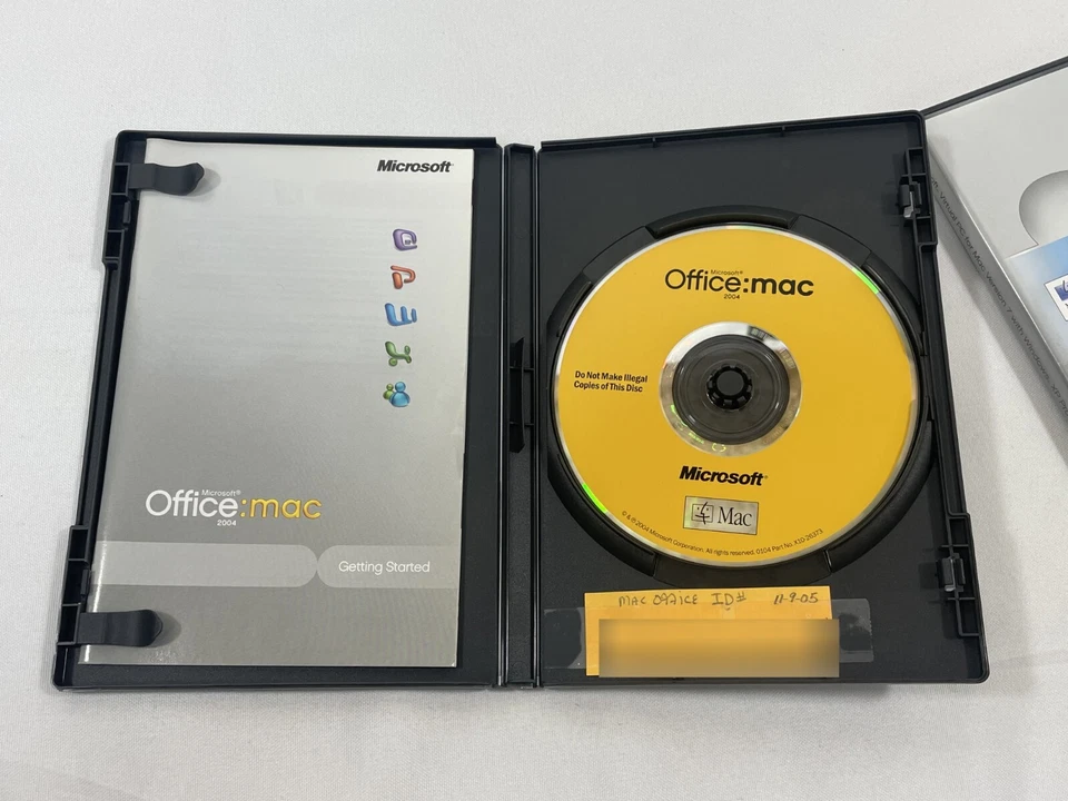Microsoft Office: Mac 2004 Professional Edition + Virtual PC + Product Key RARE - Image 3 of 4