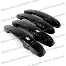 Glossy Black Cover Trim For 2016-2025 Chevrolet Malibu Side 2 Smart Door Handle