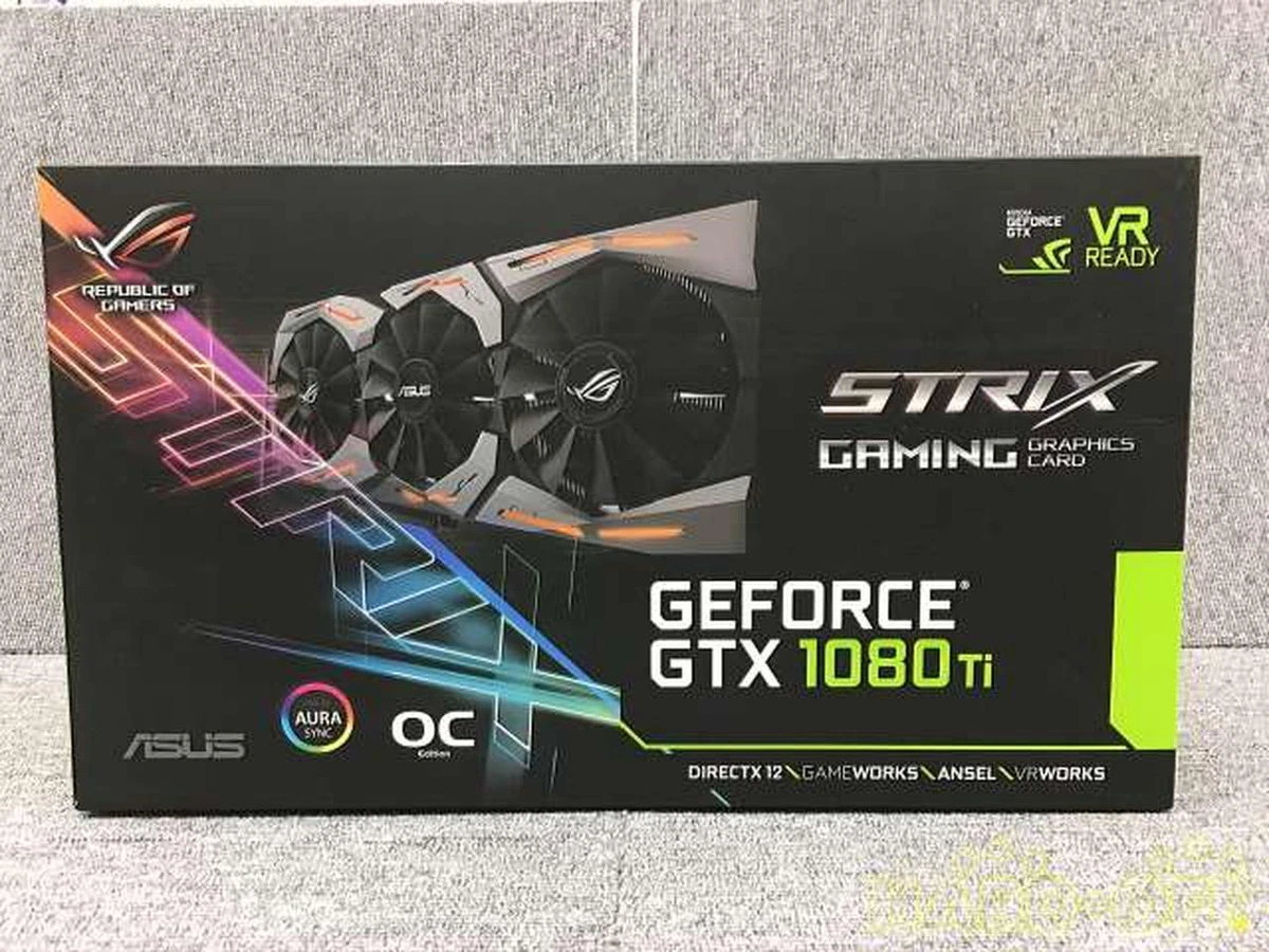 ASUS NVIDIA GeForce GTX 1080 Ti Computer Graphics Cards for sale