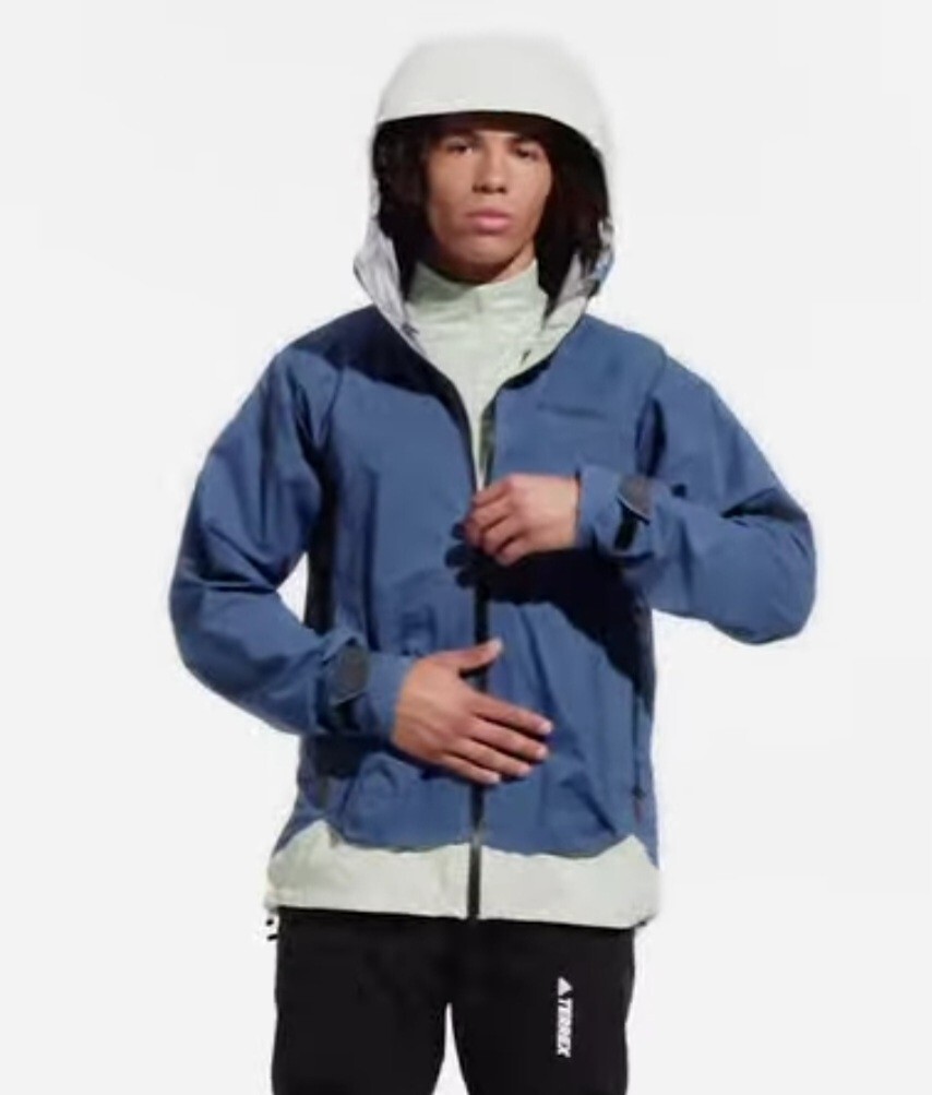 $420 Adidas TERREX Myshelter GORE-TEX Rain Jacket Men's (Size M) *HH9171* image 8