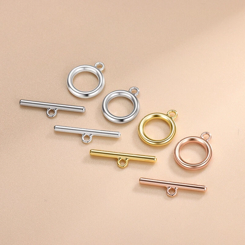 925 Sterling Silver DIY Make Necklace Bracelet Connecting Clasp Hook Accessories - Image 2 of 4