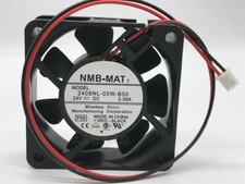 NMB-MAT 2408NL-05W-B50 DC24V 0.09A 6CM 60mm inverter cooling fan 2pin