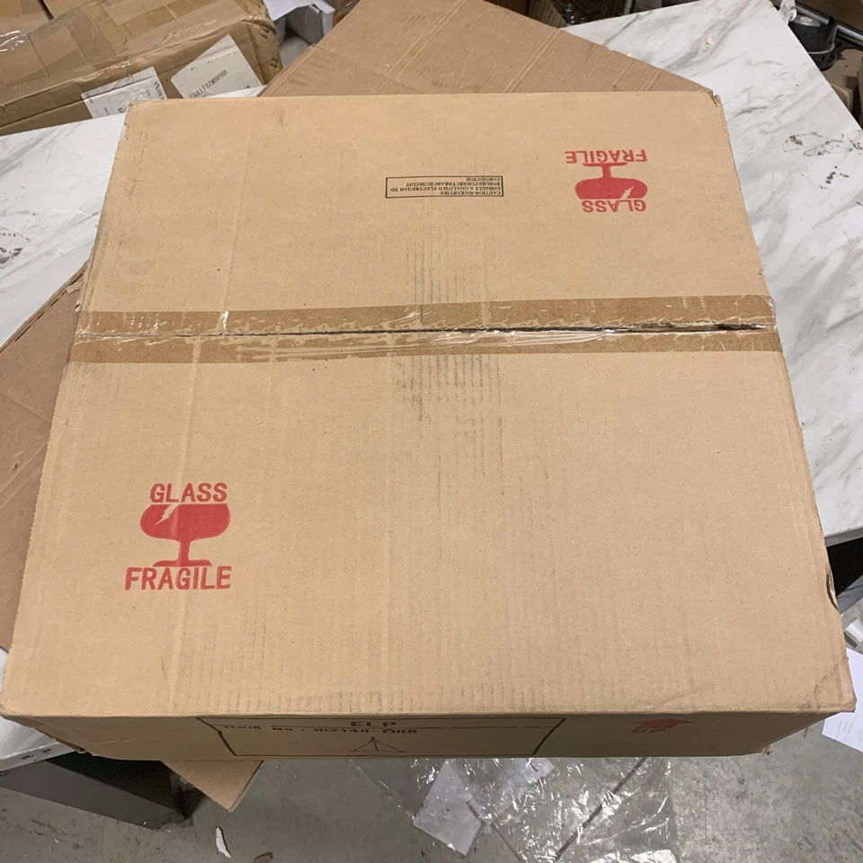 ELP 20” Alabaster Glass 4 light Chandelier / Pendant Light 102148-ORB - Image 3 of 4