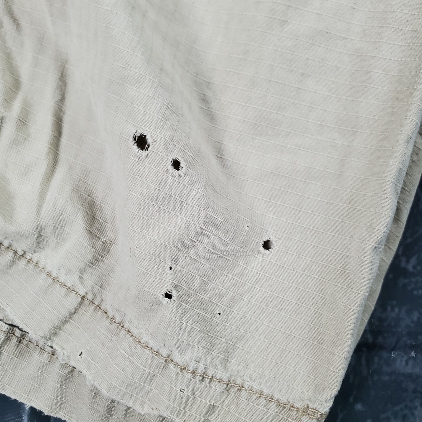 VTG Polo Ralph Lauren Military Paratroop Flight Cargo Shorts Khaki Tan • Size 36 thumbnail 2