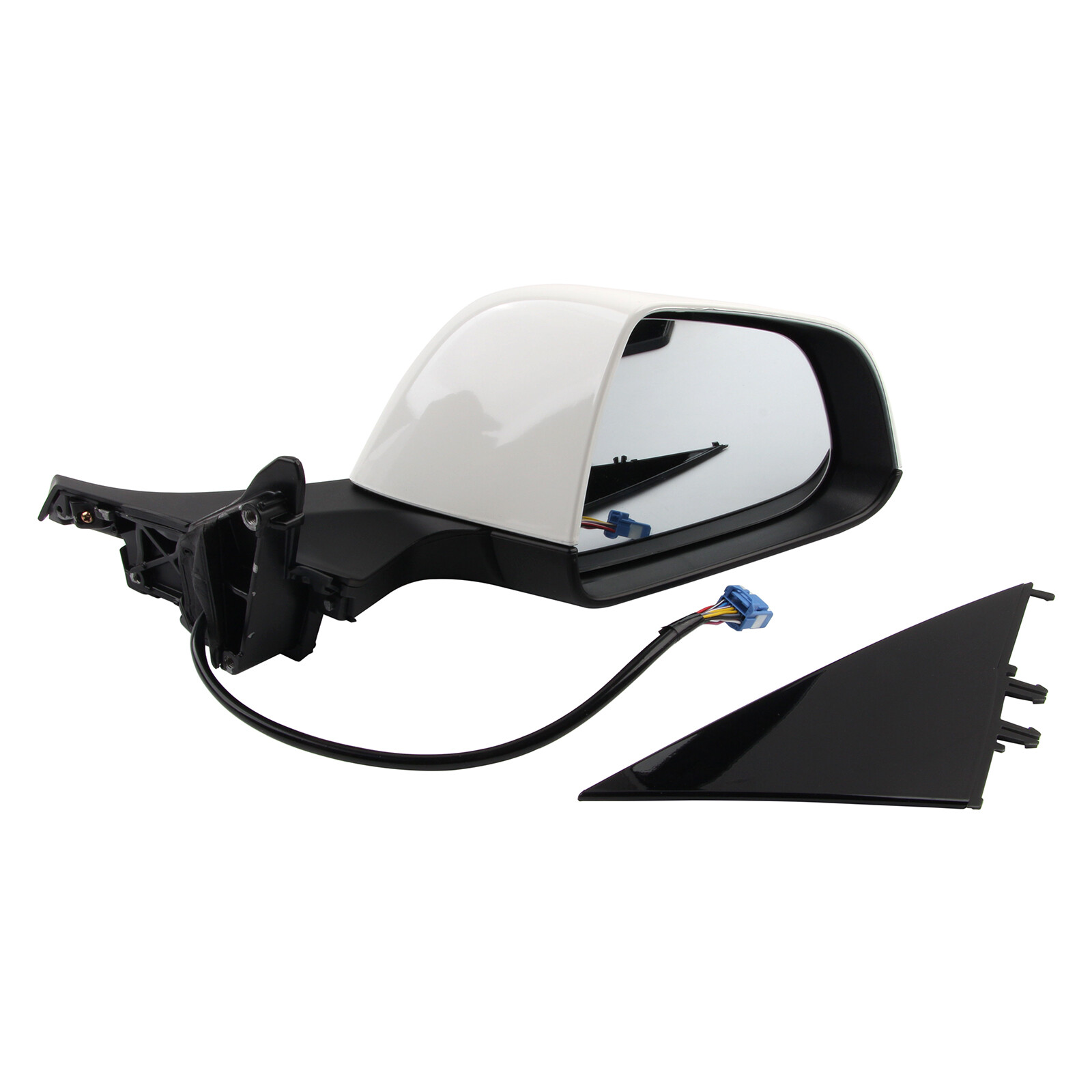 Fits Tesla Model 3 20172023 White Right Passenger Side Mirror Heated Power Fold eBay