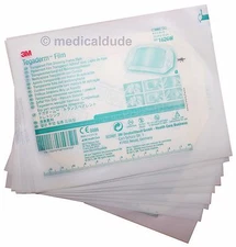 3M 1626W Tegaderm Transparent Film Dressing 4" X 4 3/4" - Pack of 10