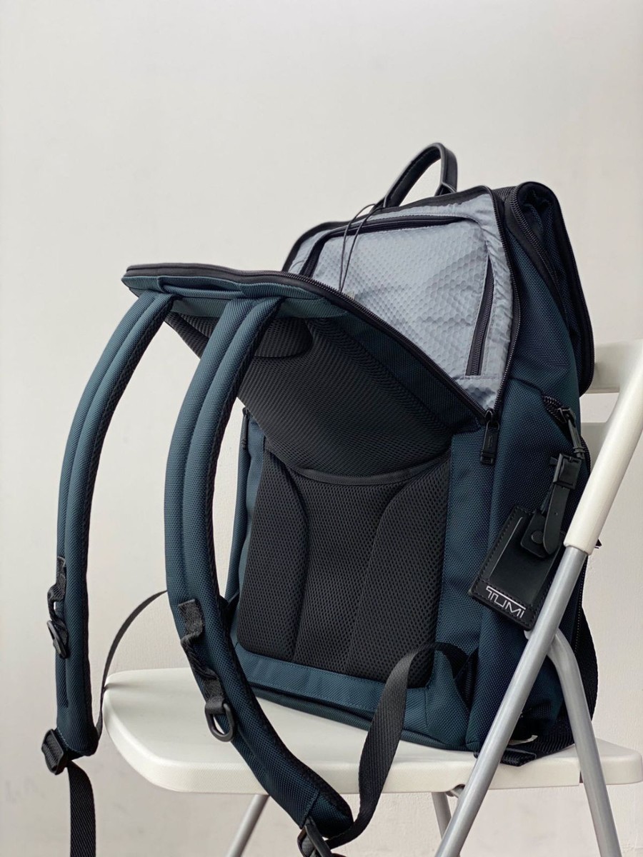 TUMI Alpha Bravo LARK Backpack Navy Durable and Stylish Bag