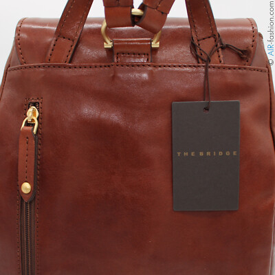 THE BRIDGE ブラウンレザー バックパック　ビンテージ THE BRIDGE ブラウンレザー バックパック ビンテージ