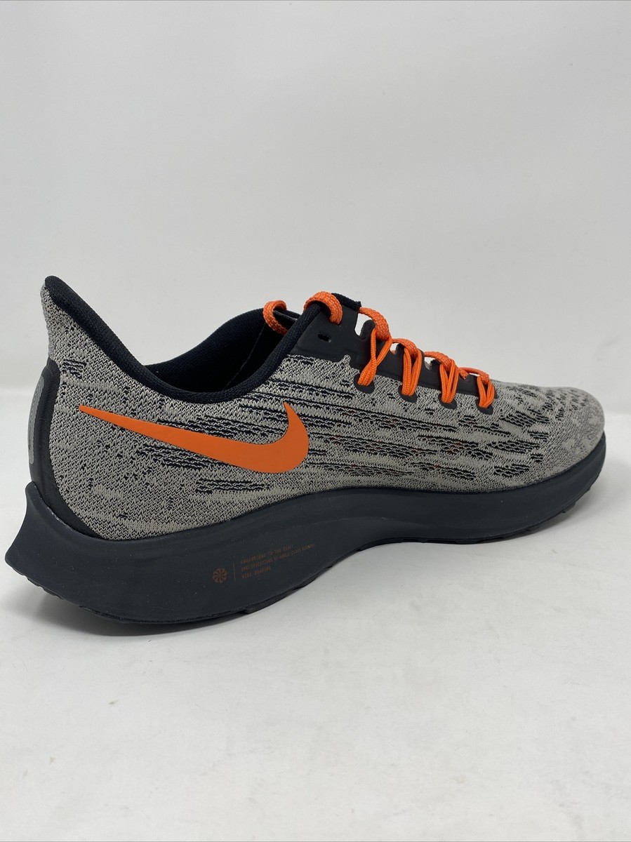 NIKE Zoom Pegasus 36 OSU Oklahoma State Mens Size 9.5 Gray Orange