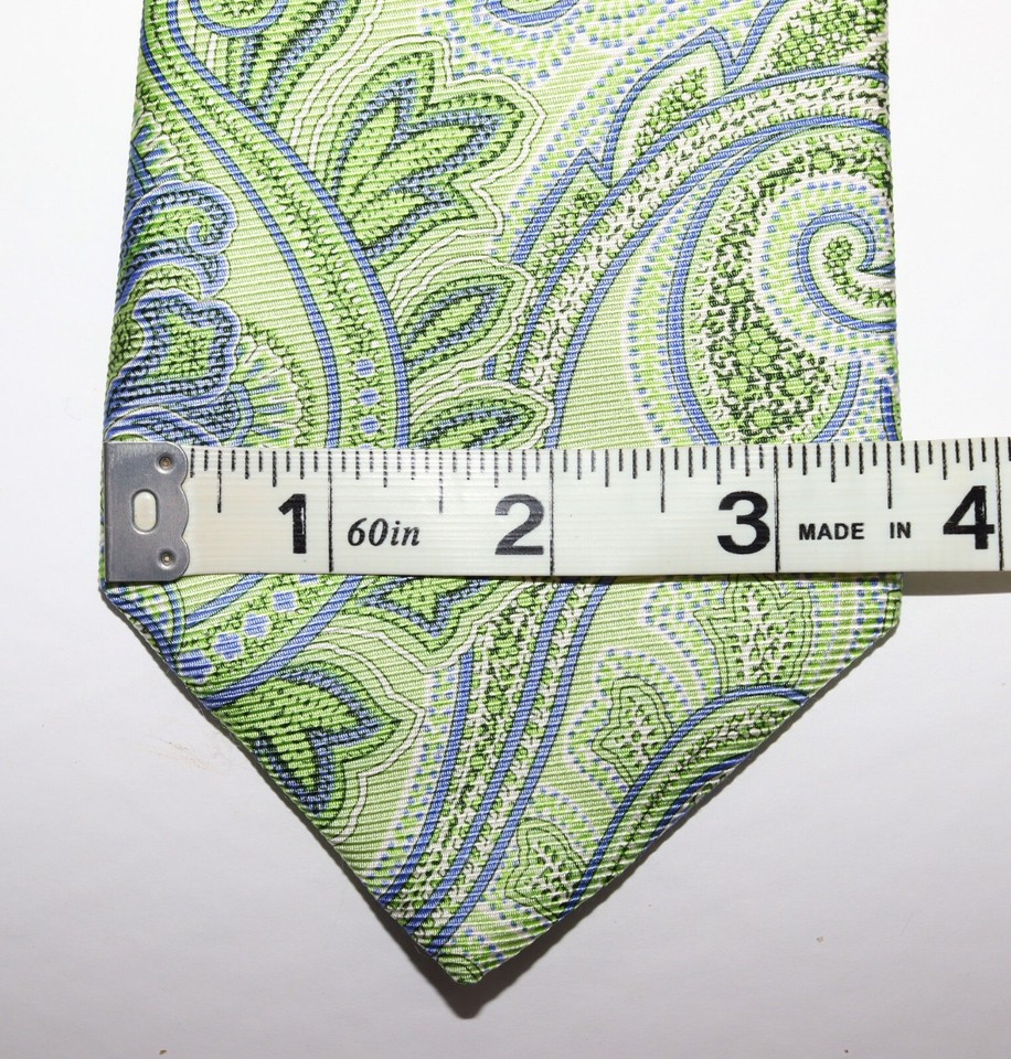 Tommy Hilfiger Men’s 100 Silk Made In USA Paisley Tie Necktie eBay