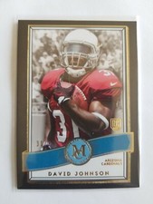 2015 TOPPS MUSEUM GOLD DAVID JOHNSON RC!! 31/99!! 1/1?? JERSEY NUMBER!!