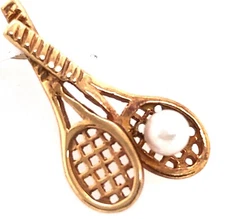 14 Karat Yellow Gold Charm/Tennis Pendant 101-523
