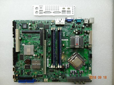 Supermicro X7SBI SERVER MOTHERBOARD + 2.93Ghz CPU + 4GB RAM + RR1U Card #K69