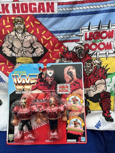 Official WWF, 1991 MOC Hasbro Legion Of Doom On Bl...