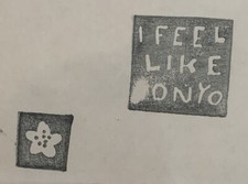 Zettiology I Feel Like Onyo And Tiny Flower Rubber Stamps