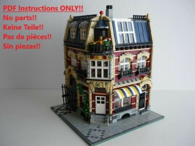 Spanish Cafe LEGO Building Instruction 10182 10185 10190 10197 10211 10218