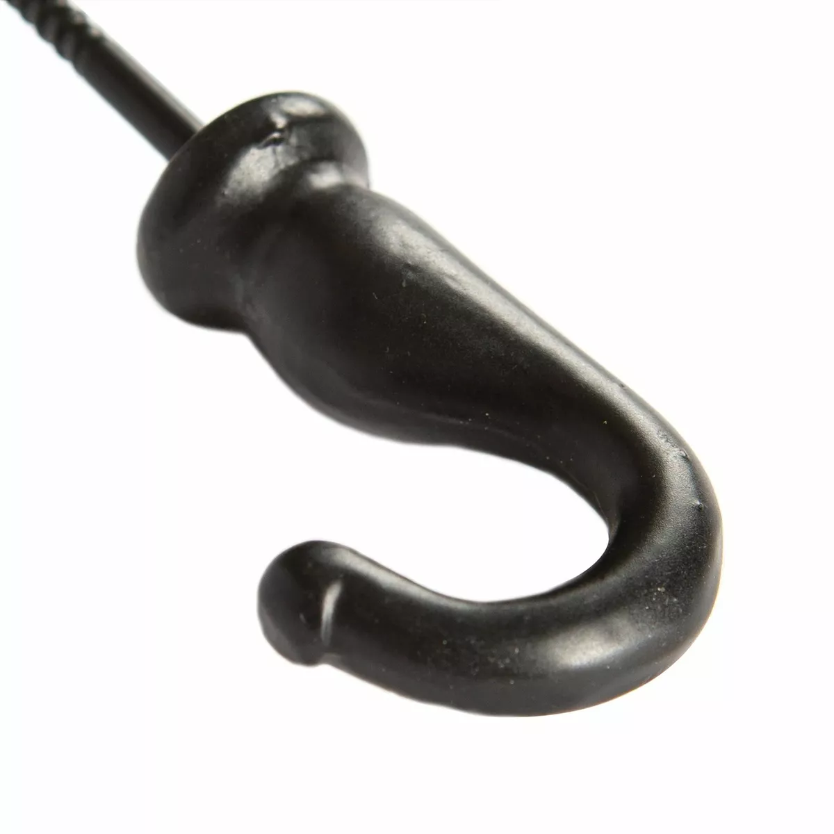 10x Screw Hook Cast Iron Antique Vintage Style Hooks W20mm x H35mm Black