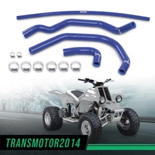 Fit For 1987-2006 Yamaha YFZ350 Banshee Silicone Radiator Hoses Kit Blue New