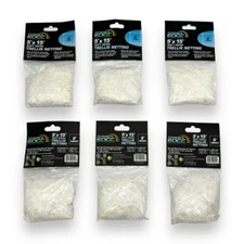 Lot of 6Grower's Edge 5 x 15 Soft Mesh Trellis Netting 6" Inch Squares Gardening
