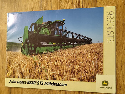 John Deere Mähdrescher 9880i STS prospekt traktor tractor brochure 29