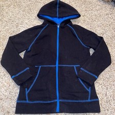 Boys Size Small TEK GEAR Full Zip Hoodie - Black, Mint Condition