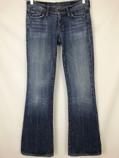 Citizens Of Humanity Womens 28x31 Low Waist Flare Stretch Blue Jeans Tag27 