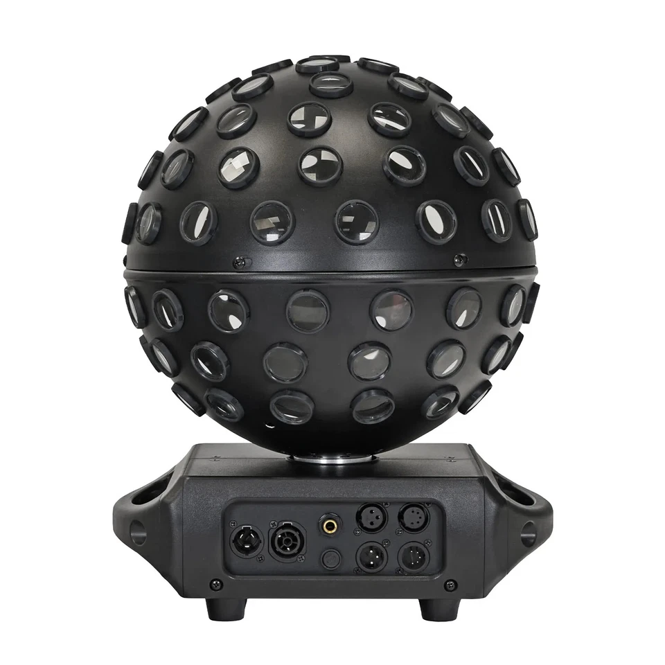 2 x Equinox Asteroid 5 x 40w RGBW LED Mirror Ball Effect Light with DMX Cable - Image 4 of 4