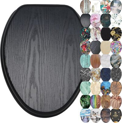 #ad #ad Soft Close Toilet Seat ELONGATED Quiet and Slow Close Lid and Seat Strong B... $79.20