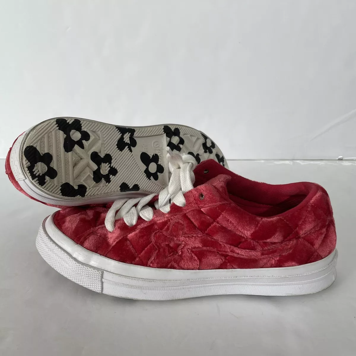 Converse Golf Le Fleur Star Ox Low Mens Womens 7.5 Cherry Velvet Sneakers | eBay