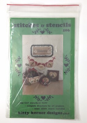 Kitty Korner Designs Stitches & Stencils Sewing Pattern # 106