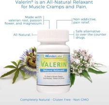 Valerin Natural Relaxant for Tension Relief, Leg Cramps and Other Muscle Cramps