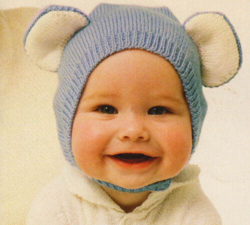 Orejas de oso de peluche sombrero/capucha/gorro de bebé ~ de de 4 capas ~ -18 meses | eBay