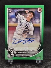 2025 Bowman Paper Rookies and Veterans Retail Auto Green Drew Thorpe #PRV-DT /99