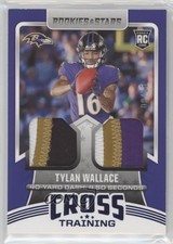 2021 Panini Rookies & Stars Cross Training Relics Prime 9/25 Tylan Wallace x5u
