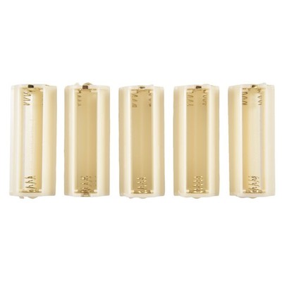 Taschenlampe zylindrisch 3 x AAA Batterie Kunststoff Halter Box 5Stk U3I13059