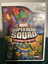 Marvel Super Hero Squad The Infinity Gauntlet Nintendo Wii Complete CIB Tested