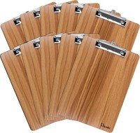 Uquelic Klemmbrett/Schreibbrett/Clipboard A4-10Er Klemmbretter A4 Eleganz Luxus