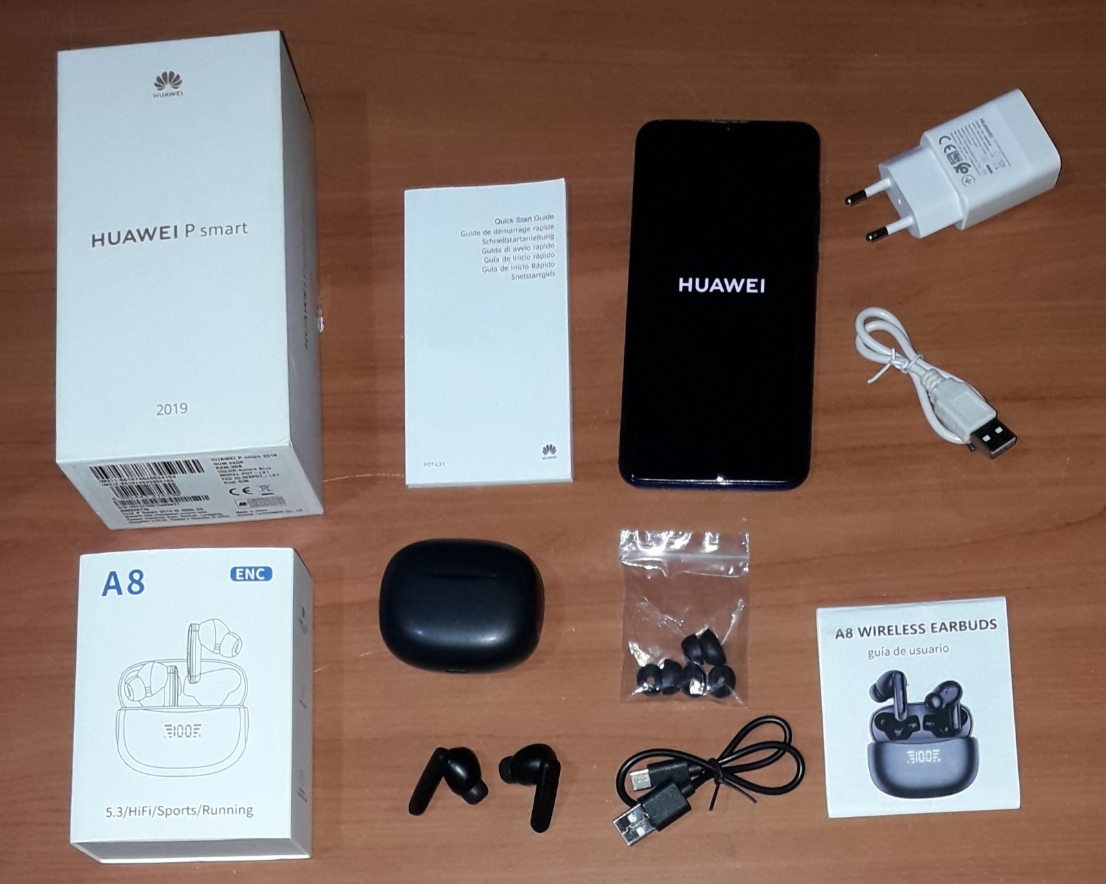 HUAWEI-SMARTPHONE P SMART 2019+IN REGALO CUFFIE BLUETOOTH