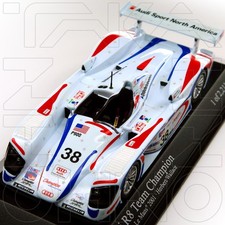 Audi R8 #38 2001 Team Champion Road Atlanta MINICHAMPS PMA 1:43 400010938 2211