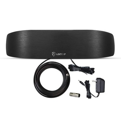 Antop High Gain Indoor Radio Antenna, Multi-Directional Amplified AM FM Anten...