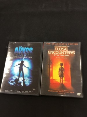 The Abyss (Extended) + Close Encounters of The Third Kind - 2 DVD Lot