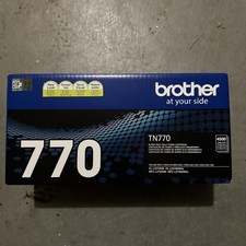 Brother TN770 Black Super High Yield Toner Cartridge-New Sealed