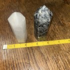 Healing Crystal LOT-Larvikite+Quartz tower+Blue Flower Agate Sphere! beautiful — photo 6