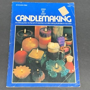 Candlemaking Step by Step 1972 Craft Project Technique Instruction Golden Press