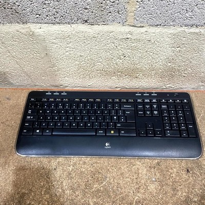 Logitech K520 Kabellose Folientastatur Schwarz Full Size 75mA (QWERTY Standard)