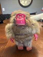 Walking Gorilla Opens His Mouth And Moves His Arms Wind Up