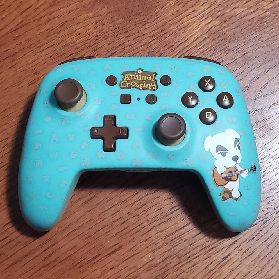 Nintendo Switch PowerA Animal Crossing Wireless Controller - FOR PARTS Turns On - Image 4 of 4