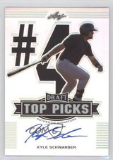 2014 Leaf Metal Draft Top Picks Kyle Schwarber #TP-KS1 Auto q7m