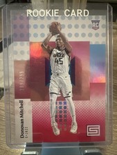 2017-18 Panini Status Donovan Mitchell Red Rookie Card RC /299 #122 Jazz. rookie card picture