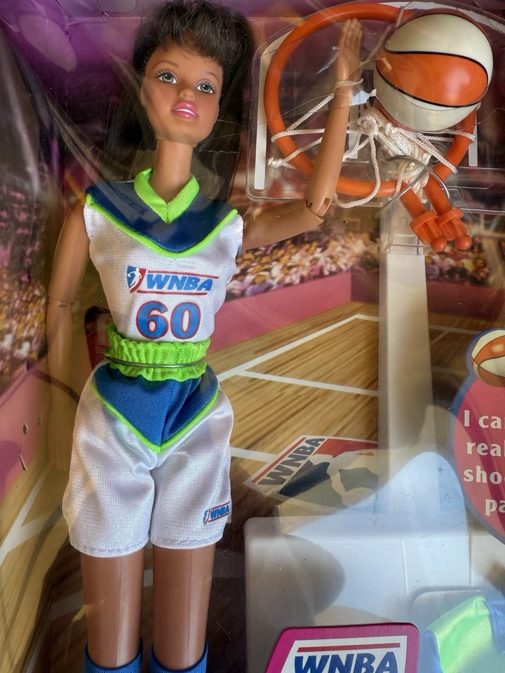 LOOK MATTEL 20350 WNBA TERESA FRIEND OF BARBIE BASKETBALL DOLL NIB - Image 2 of 4